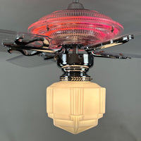 Delray™ Neon Ceiling Fan (Autumn Sunset)