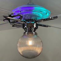 Delray™ Neon Ceiling Fan (Totally Tubular)