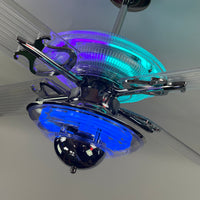 Delray™ Neon Ceiling Fan (Totally Tubular)