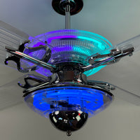 Delray™ Neon Ceiling Fan (Totally Tubular)