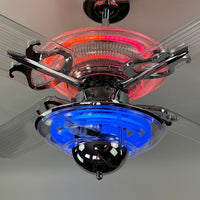 Delray™ Neon Ceiling Fan (Autumn Sunset)