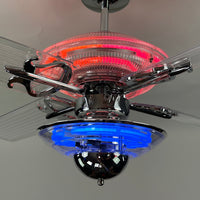 Delray™ Neon Ceiling Fan (Autumn Sunset)