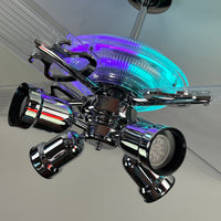 Delray™ Neon Ceiling Fan (Totally Tubular)