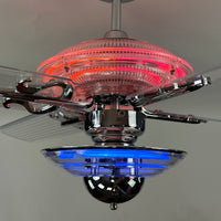 Delray™ Neon Ceiling Fan (Autumn Sunset)