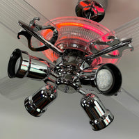Delray™ Neon Ceiling Fan (Autumn Sunset)