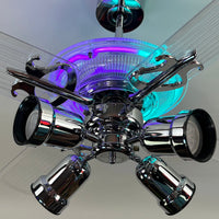 Delray™ Neon Ceiling Fan (Totally Tubular)