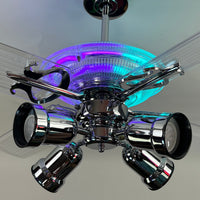 Delray™ Neon Ceiling Fan (Totally Tubular)