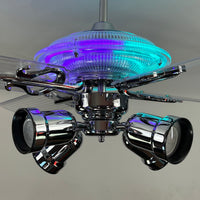 Delray™ Neon Ceiling Fan (Totally Tubular)