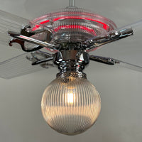 Delray™ Neon Ceiling Fan (Ruby)