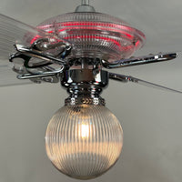 Delray™ Neon Ceiling Fan (Ruby)