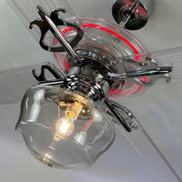 Delray™ Neon Ceiling Fan (Ruby)