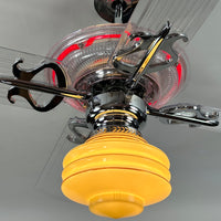 Delray™ Neon Ceiling Fan (Ruby)