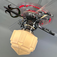 Delray™ Neon Ceiling Fan (Ruby)