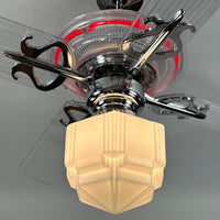Delray™ Neon Ceiling Fan (Ruby)