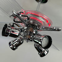 Delray™ Neon Ceiling Fan (Ruby)