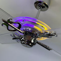 Delray™ Neon Ceiling Fan (Royal Ascent)