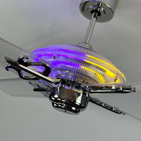 Delray™ Neon Ceiling Fan (Royal Ascent)
