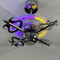 Delray™ Neon Ceiling Fan (Royal Ascent)