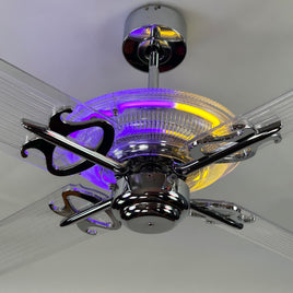 Delray™ Neon Ceiling Fan (Royal Ascent)