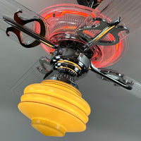 Delray™ Neon Ceiling Fan (Plasma Fire)