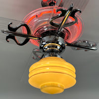 Delray™ Neon Ceiling Fan (Plasma Fire)
