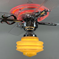 Delray™ Neon Ceiling Fan (Plasma Fire)