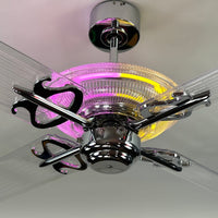 Delray™ Neon Ceiling Fan (Strawberry Banana)