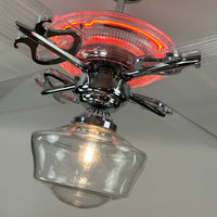 Delray™ Neon Ceiling Fan (Plasma Fire)