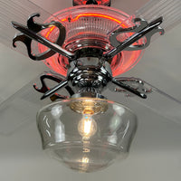 Delray™ Neon Ceiling Fan (Plasma Fire)