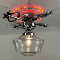 Delray™ Neon Ceiling Fan (Plasma Fire)