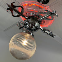 Delray™ Neon Ceiling Fan (Plasma Fire)