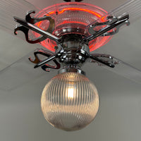 Delray™ Neon Ceiling Fan (Plasma Fire)