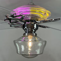 Delray™ Neon Ceiling Fan (Strawberry Banana)