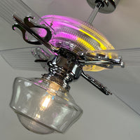 Delray™ Neon Ceiling Fan (Strawberry Banana)
