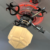 Delray™ Neon Ceiling Fan (Plasma Fire)