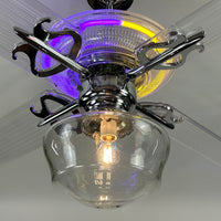 Delray™ Neon Ceiling Fan (Royal Ascent)