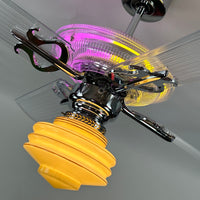 Delray™ Neon Ceiling Fan (Strawberry Banana)