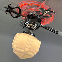 Delray™ Neon Ceiling Fan (Plasma Fire)