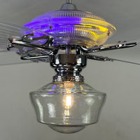 Delray™ Neon Ceiling Fan (Royal Ascent)