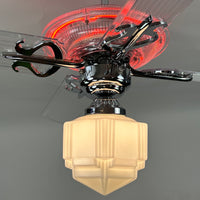 Delray™ Neon Ceiling Fan (Plasma Fire)