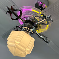Delray™ Neon Ceiling Fan (Strawberry Banana)