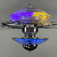 Delray™ Neon Ceiling Fan (Royal Ascent)
