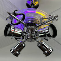 Delray™ Neon Ceiling Fan (Royal Ascent)