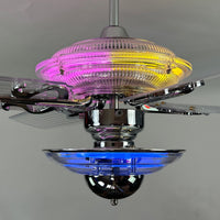 Delray™ Neon Ceiling Fan (Strawberry Banana)