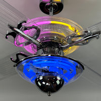 Delray™ Neon Ceiling Fan (Strawberry Banana)