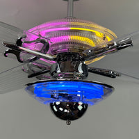 Delray™ Neon Ceiling Fan (Strawberry Banana)
