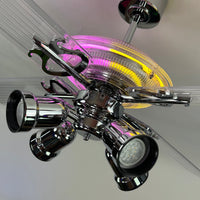 Delray™ Neon Ceiling Fan (Strawberry Banana)