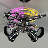 Delray™ Neon Ceiling Fan (Strawberry Banana)