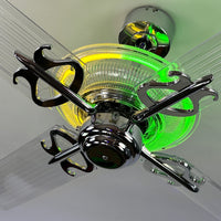 Delray™ Neon Ceiling Fan (Lemon Lime)