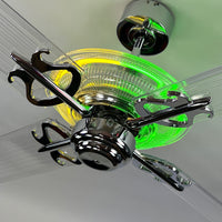 Delray™ Neon Ceiling Fan (Lemon Lime)